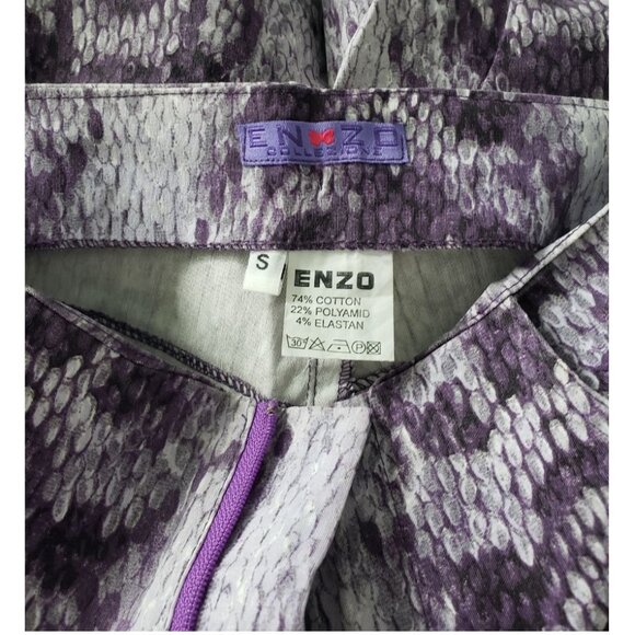 Vintage Enzo purple snake print pants size small - Picture 13 of 13